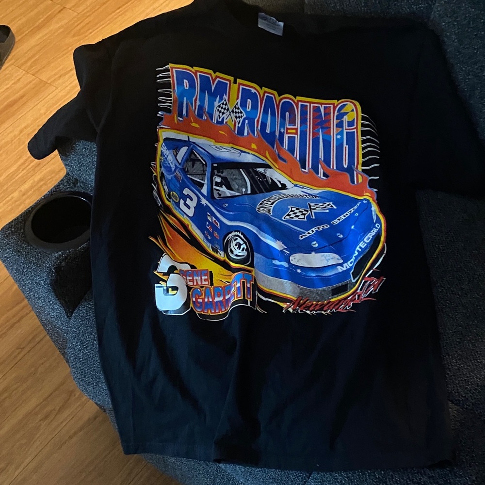 RM Racing Black Graphic Tee